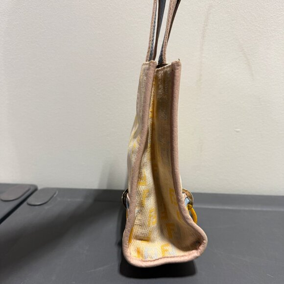 Fendi Zucchino Canvas Handbag - Picture 2 of 6